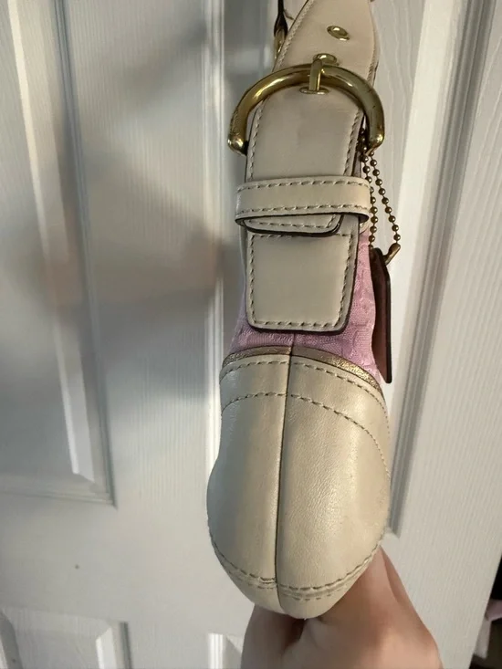 Coach Mini Soho pink and white y2k purse - Picture 8 of 16
